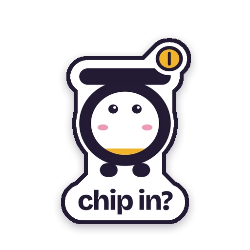 pottle sticker: chip in?